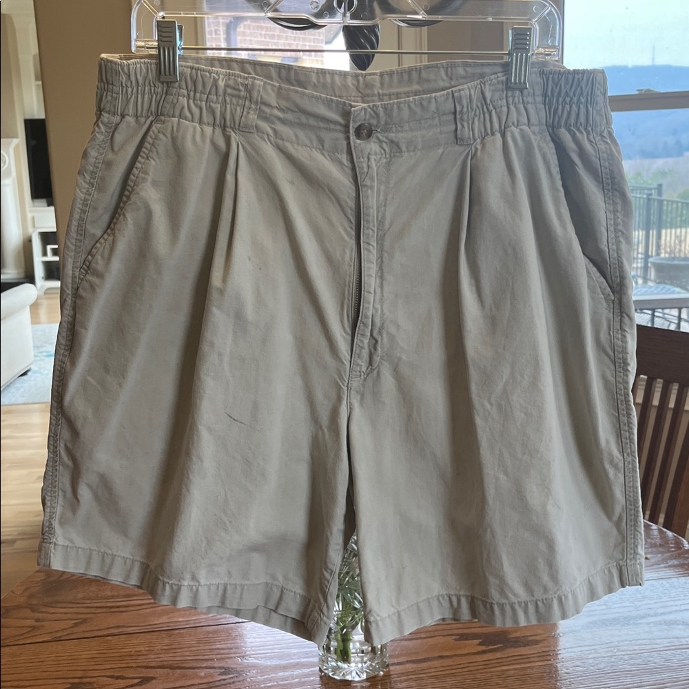 Sutter & Grant Khaki Shorts All Cotton Mens 36